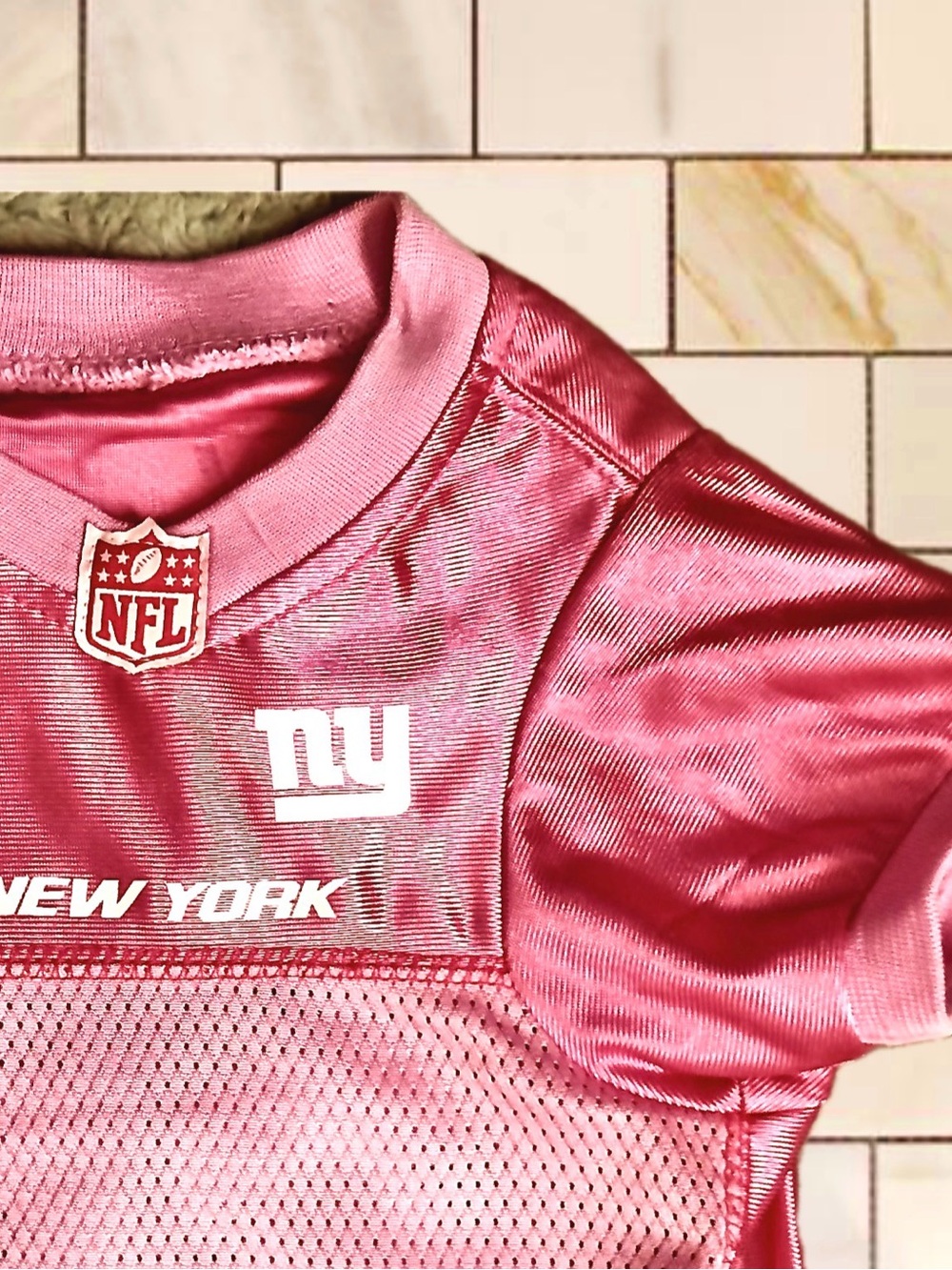 New York Giants Dog Pink NFL Jersey